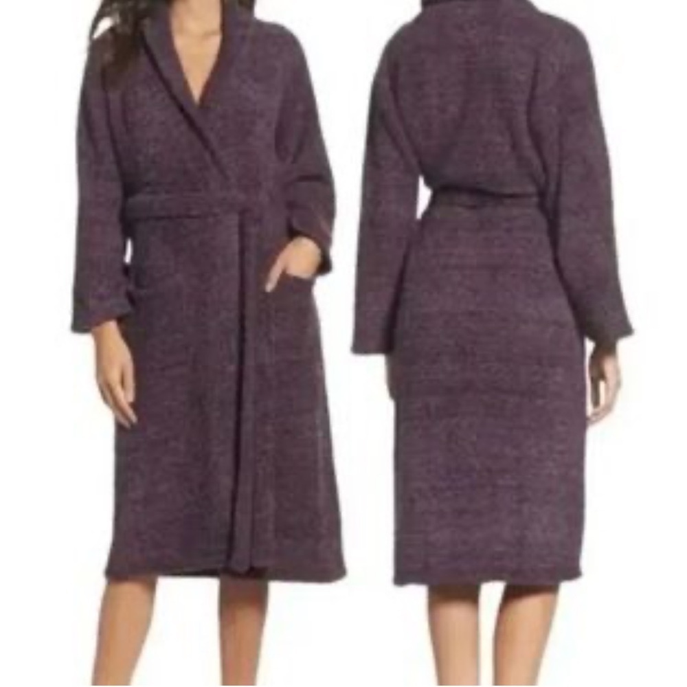 Barefoot Dreams Cozy Chic Purple Robe Size 1